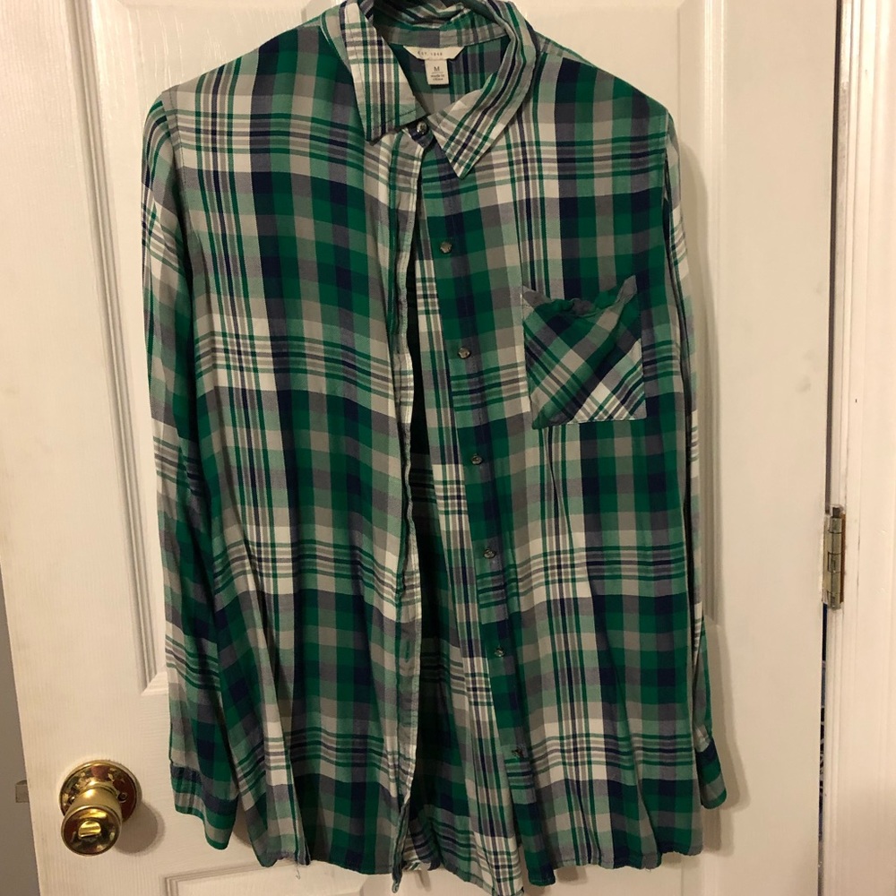 Plaid top